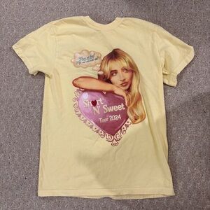 Official Merch Small Sabrina Carpenter short n’ sweet tour t-shirt tee